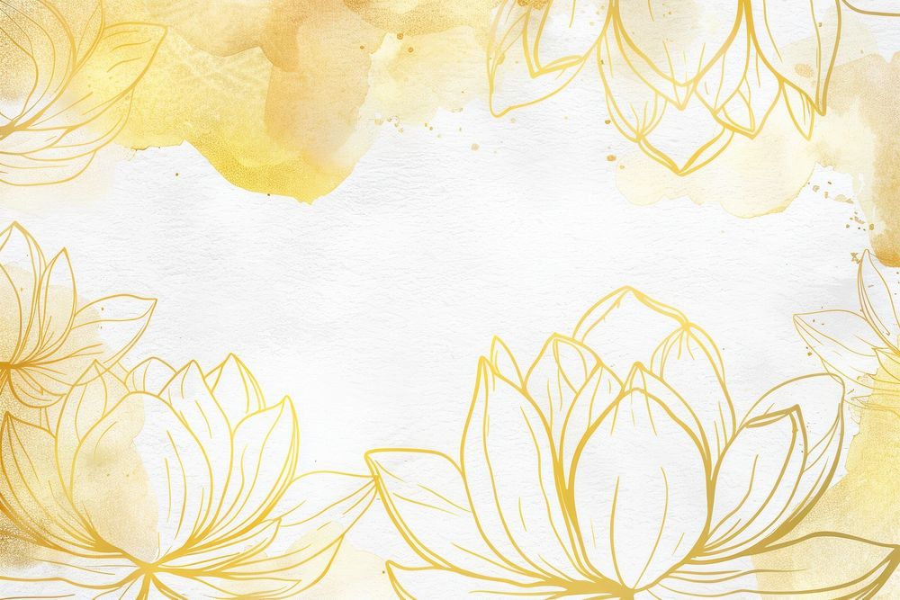 Lotus border frame backgrounds pattern drawing.