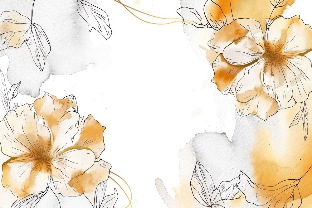 Marigold border frame drawing sketch backgrounds.
