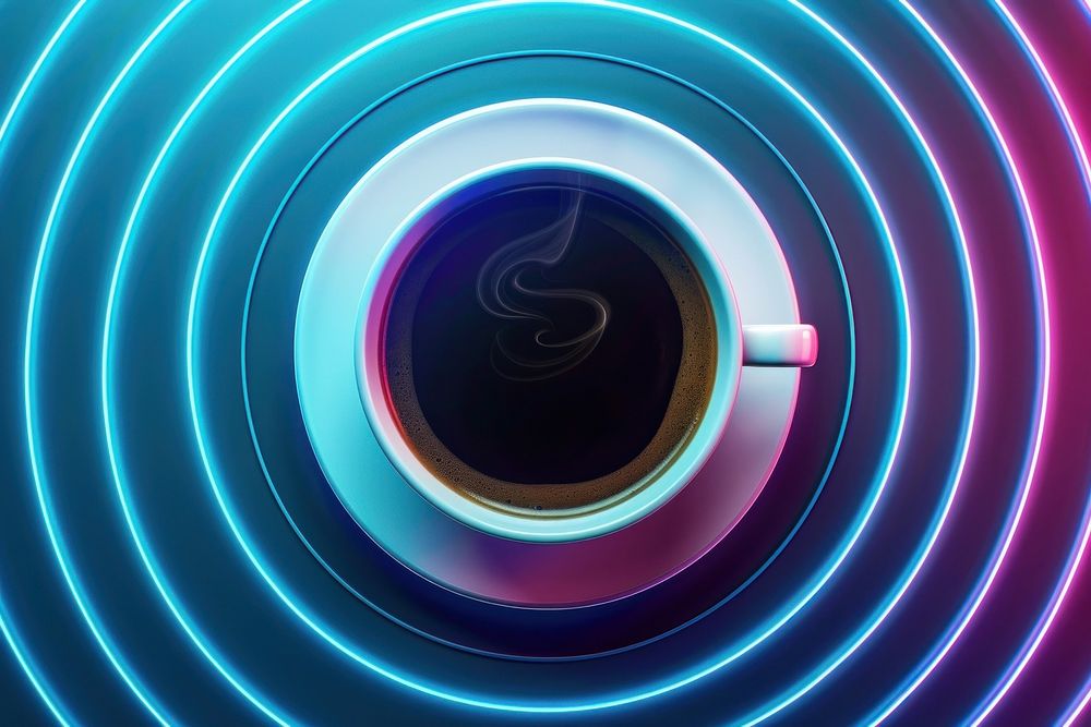 Abstract background pattern coffee technology.