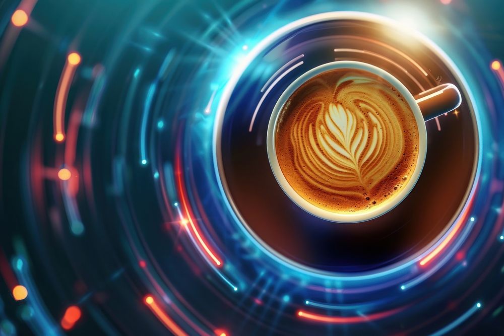 Abstract background coffee backgrounds technology.