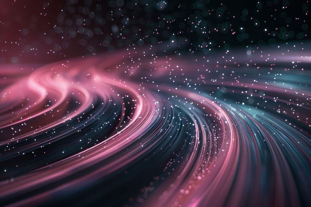 Digital galaxy on dark pink background backgrounds futuristic technology.