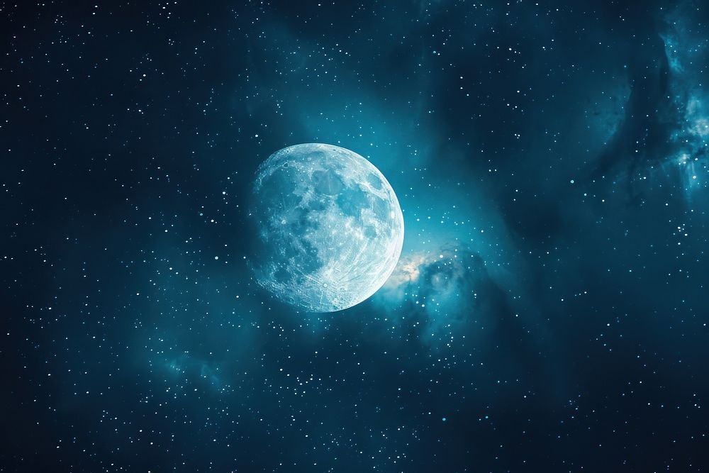 Abstract background space moon backgrounds. | Premium Photo