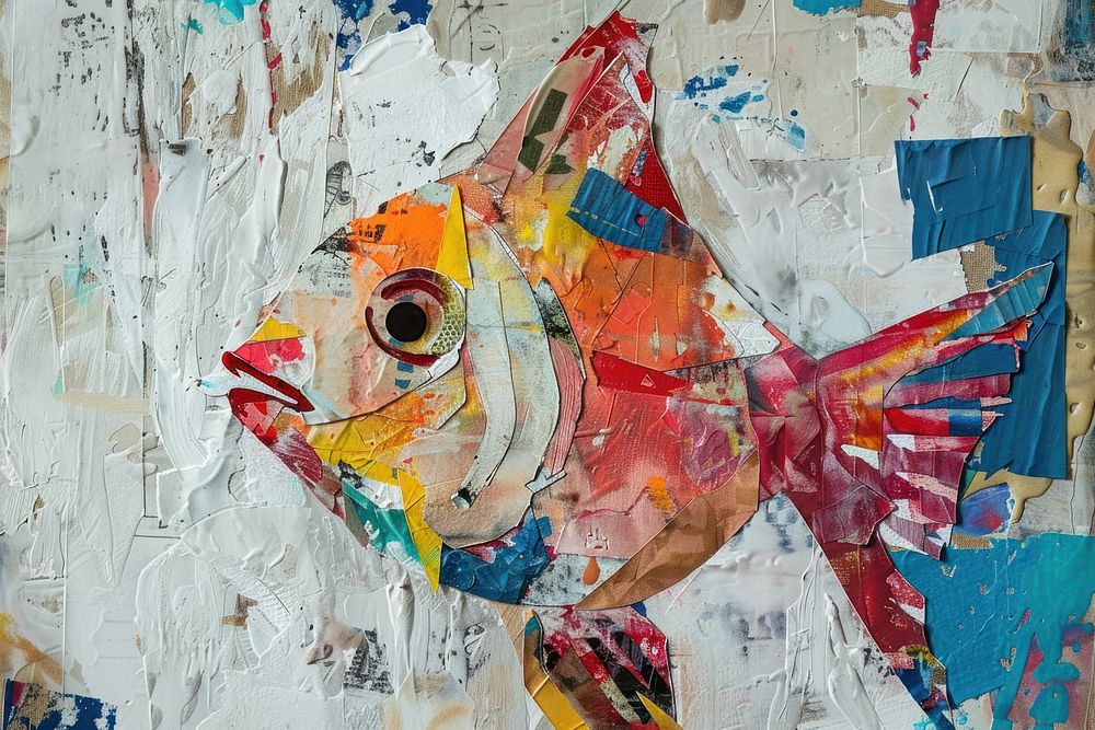 Art painting fish representation.