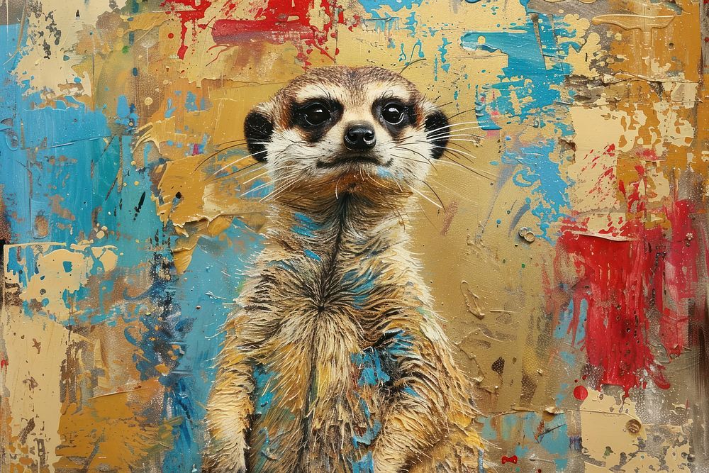 Meerkat meerkat art wildlife.