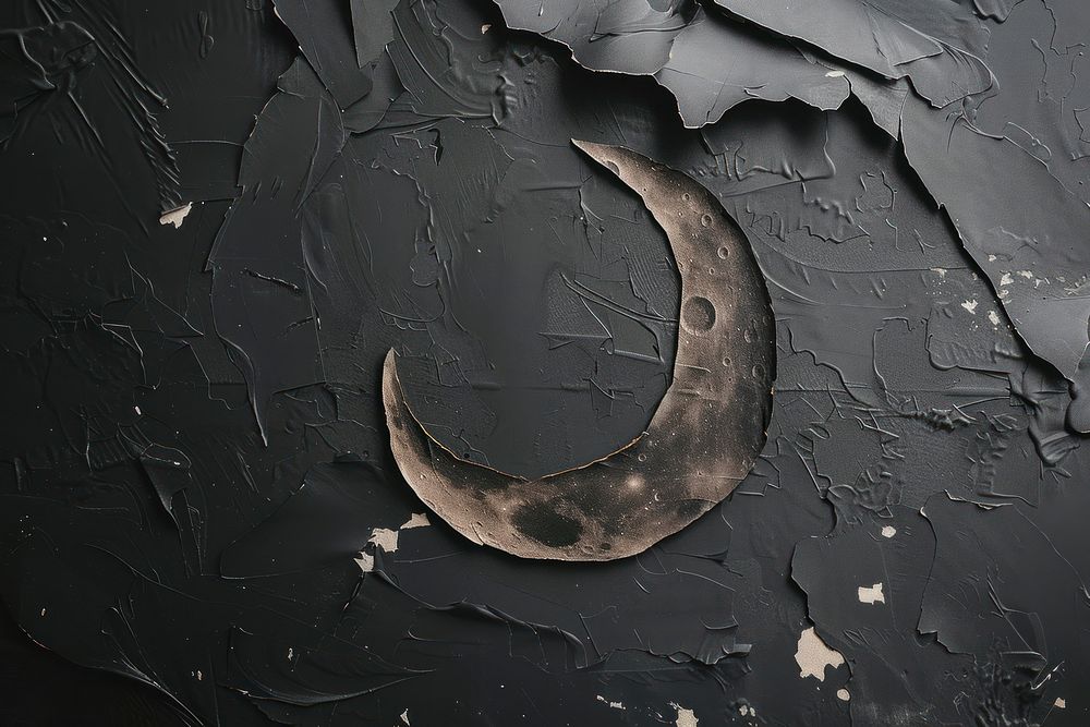 Moon corrosion astronomy darkness.