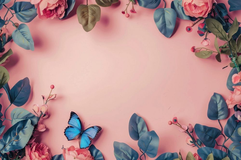Flower and butterfly backgrounds outdoors petal.