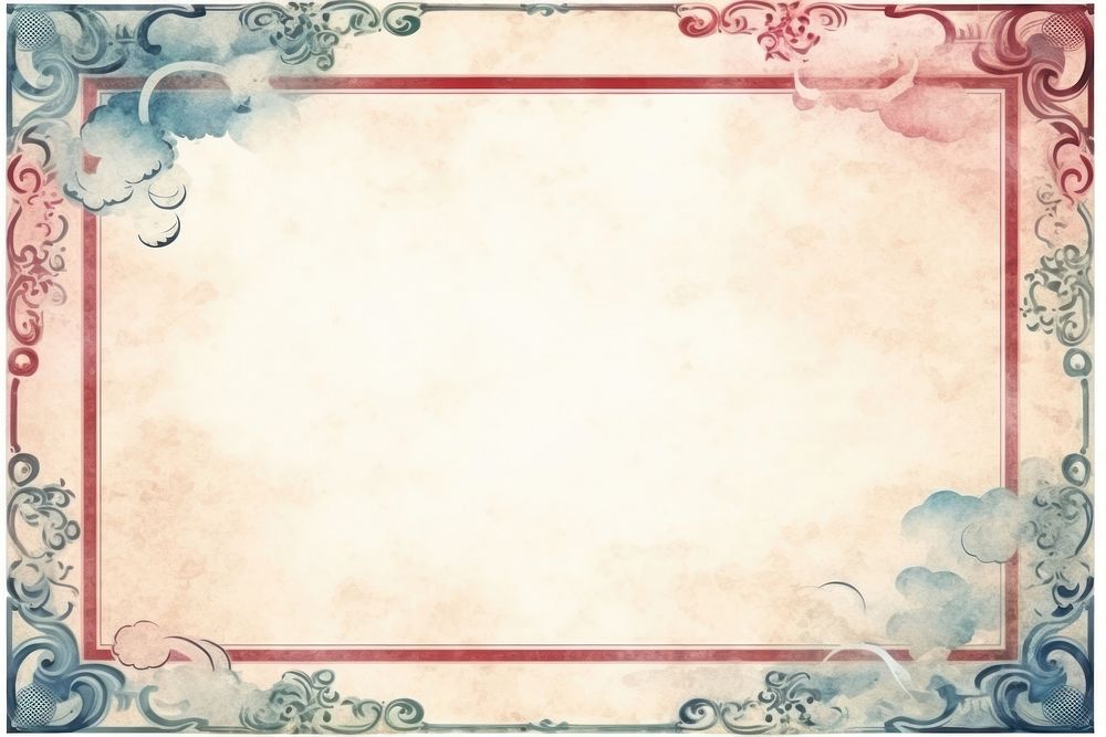 Vintage frame of chinese paper backgrounds pattern.