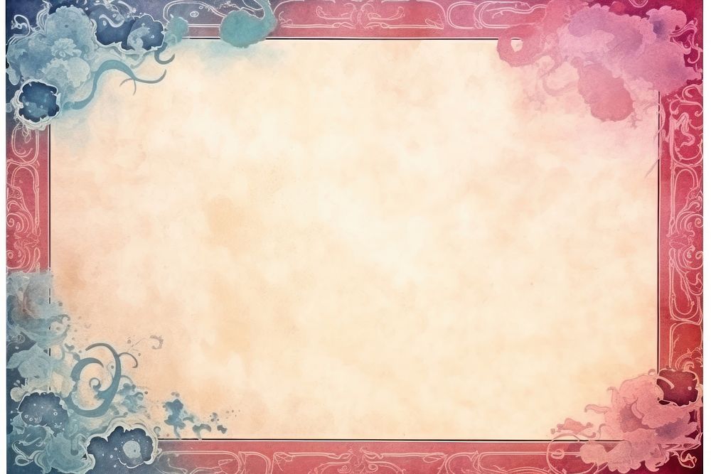 Vintage frame of chinese paper backgrounds pattern.
