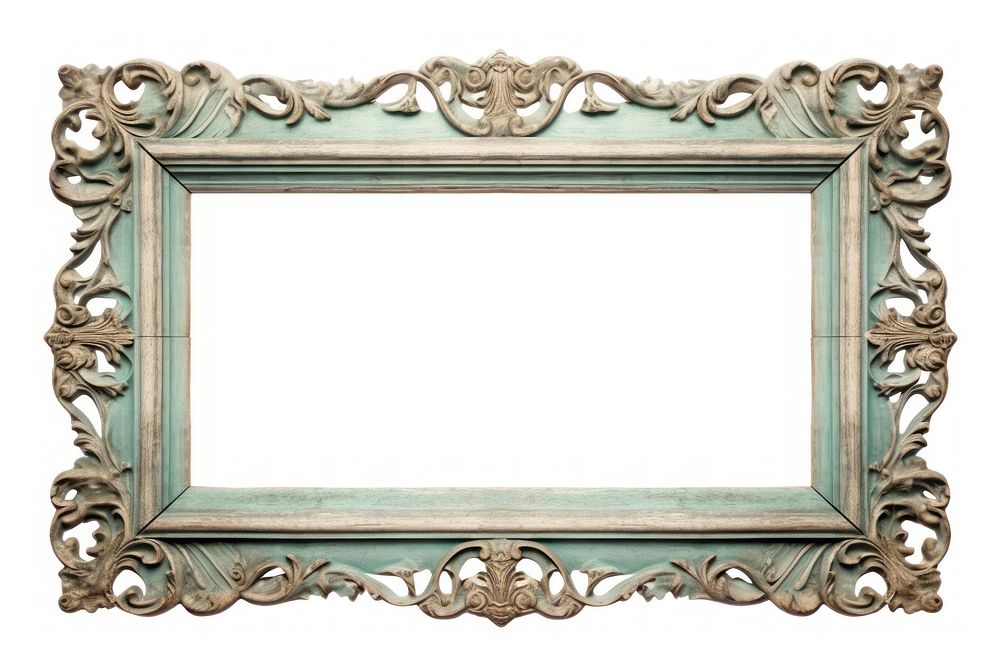 Vintage frame of wood white background architecture rectangle.