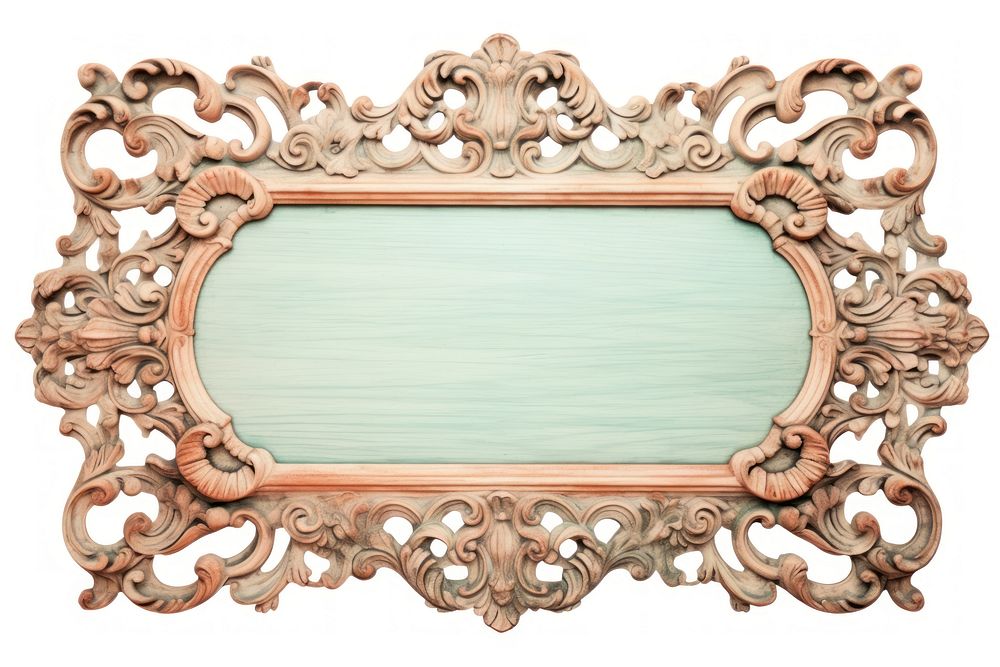 Vintage frame of wood white background architecture rectangle.