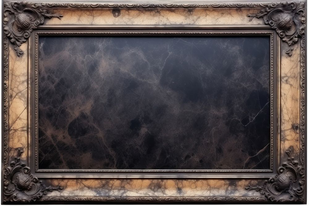 Vintage frame black marble backgrounds architecture blackboard.