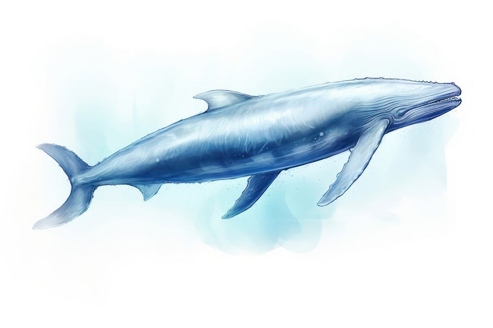 Blue whale dolphin animal mammal.