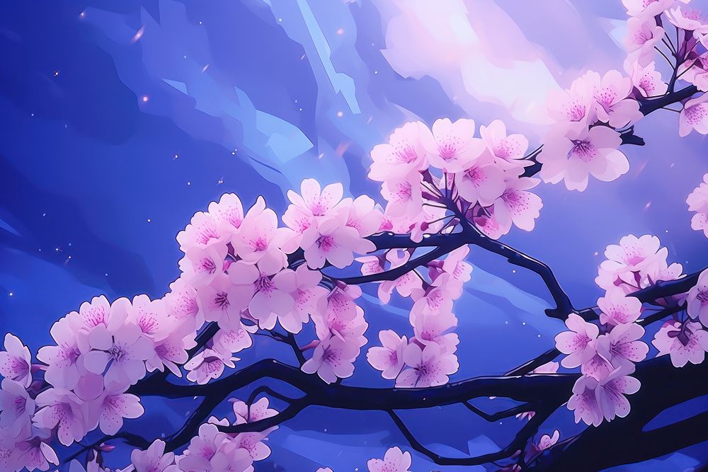 Cherry blossom backgrounds outdoors flower.