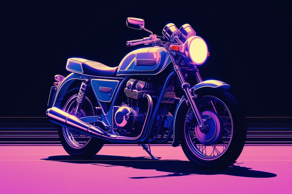 Motorcycle vehicle purple wheel.