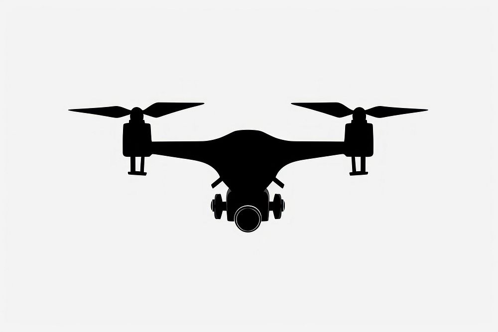 Drone silhouette clip art aircraft vehicle drone.