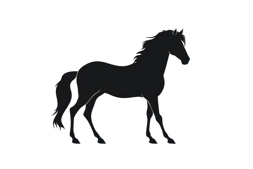 Horse Silhouette clip art silhouette animal mammal.