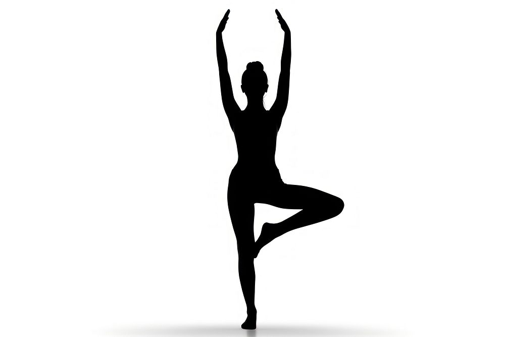 Yoga Silhouette clip art silhouette dancing sports.