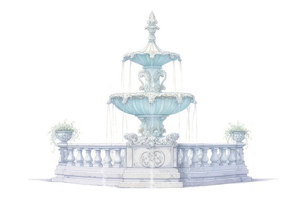 Fountain fountain architecture plant.