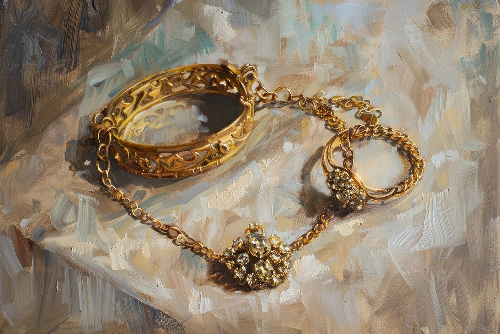 Jewellery painting bracelet jewelry.