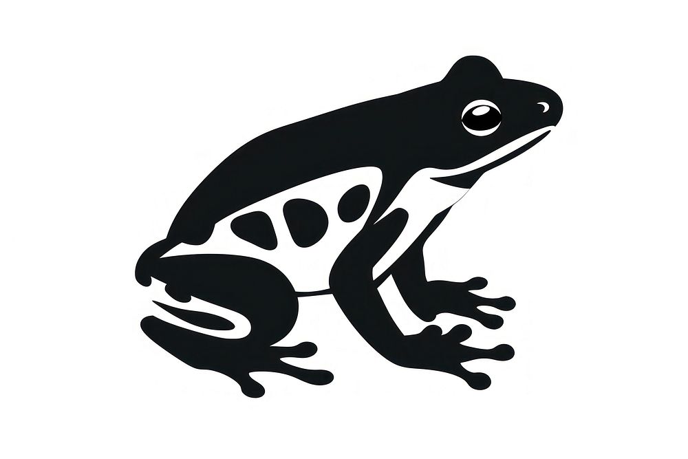 Amphibian silhouette clip art wildlife animal frog.