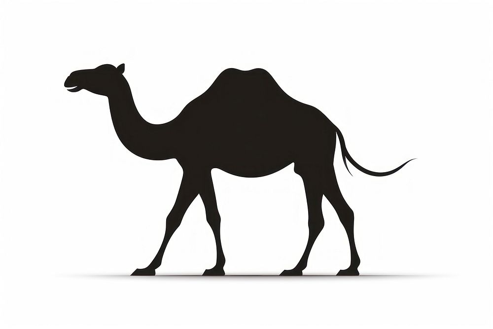Camel Silhouette clip art silhouette animal mammal.