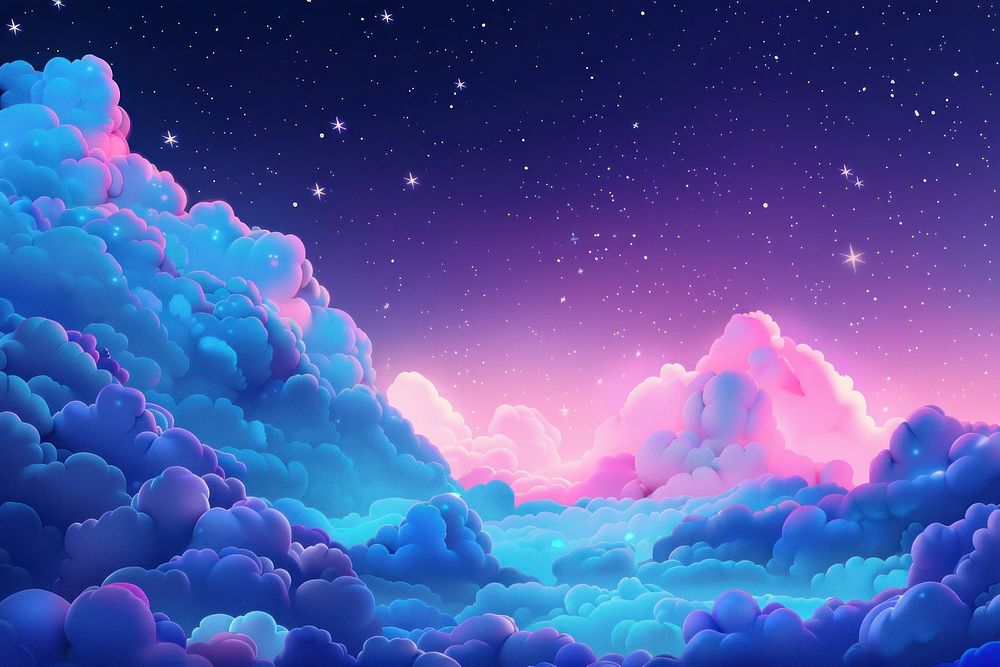 Cute night sky background backgrounds outdoors nature.