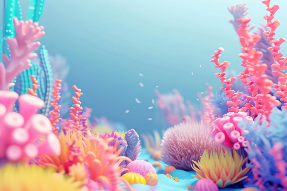 Cute colorful coral background backgrounds outdoors nature.
