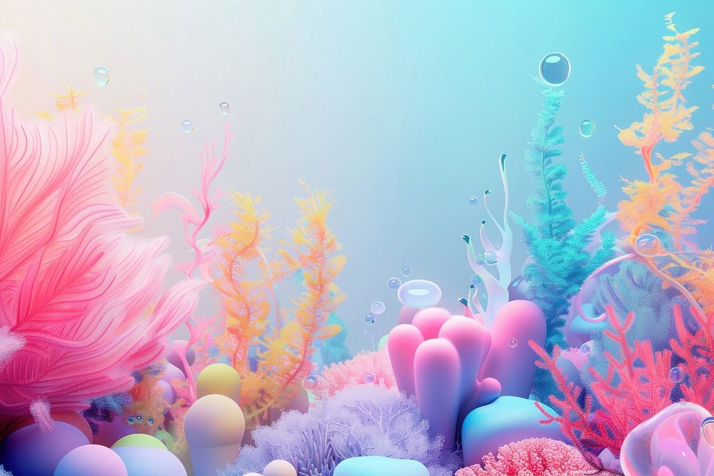 Cute colorful coral background backgrounds outdoors aquarium.
