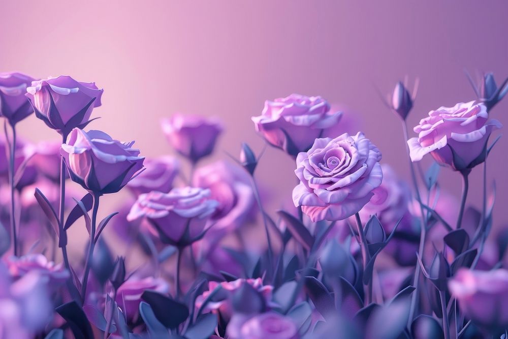 Cute purple rose flowers background backgrounds blossom petal.