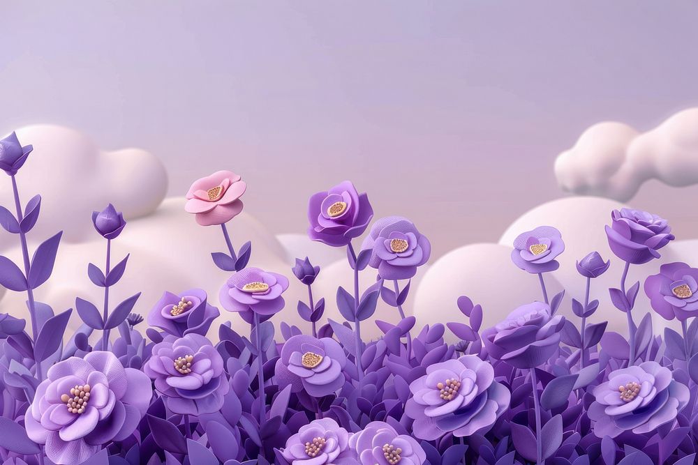 Cute purple rose flowers background backgrounds lavender blossom.