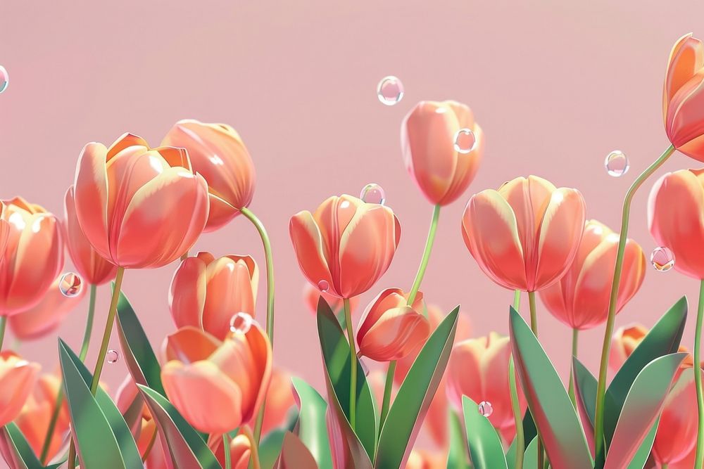 Cute tulip background backgrounds outdoors flower.