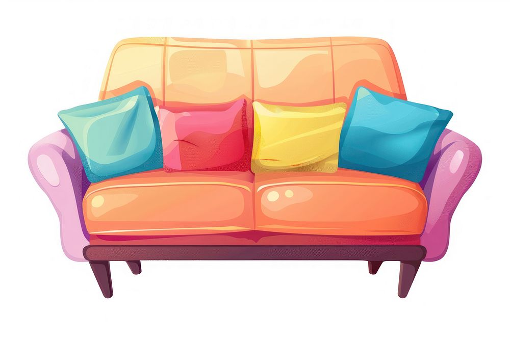 Sofa furniture armchair cushion.