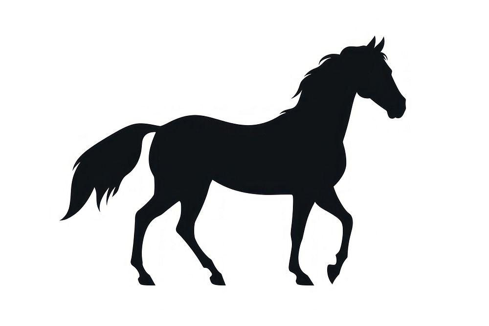 Equestrian silhouette clip art animal mammal horse.