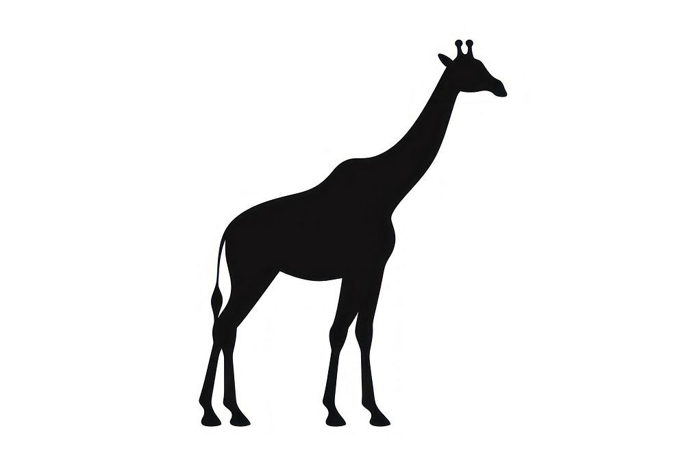 Giraffe silhouette clip art giraffe wildlife animal.