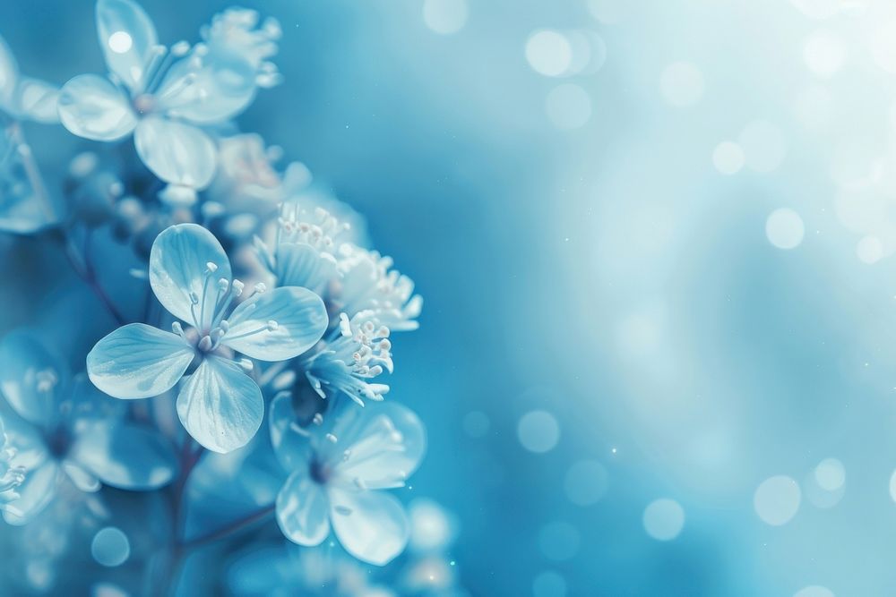 Abstract background blue backgrounds flower.