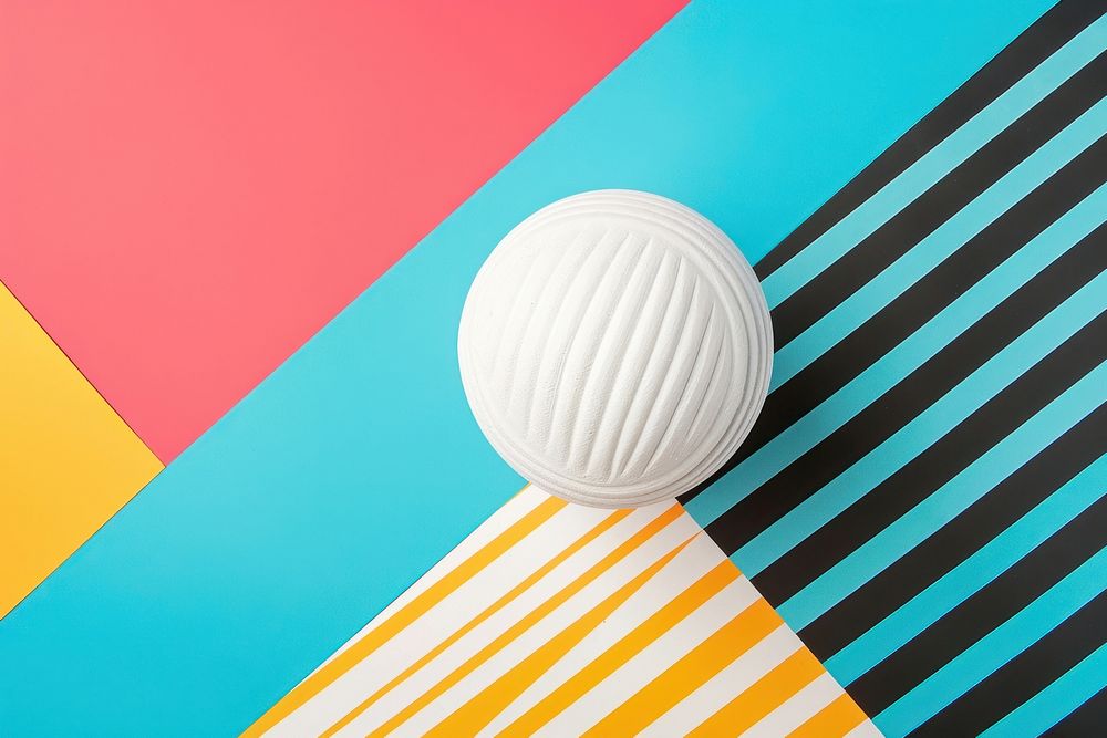 Retro collage of ball art backgrounds abstract.