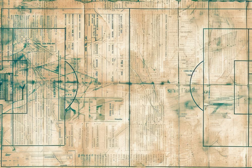 Football match ephemera border backgrounds diagram drawing.
