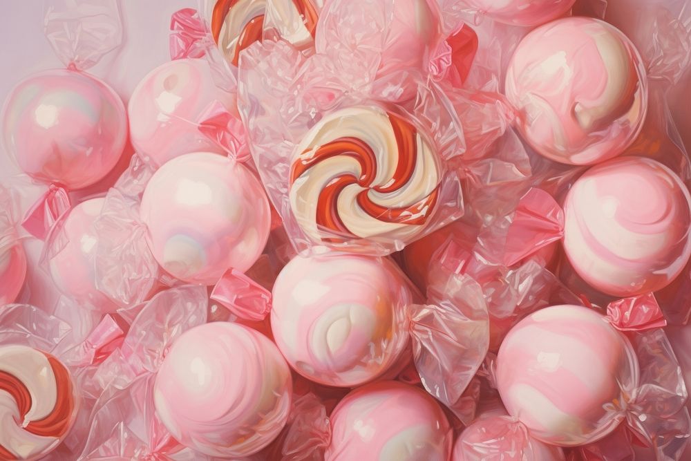Close up on pale a candy confectionery backgrounds lollipop.