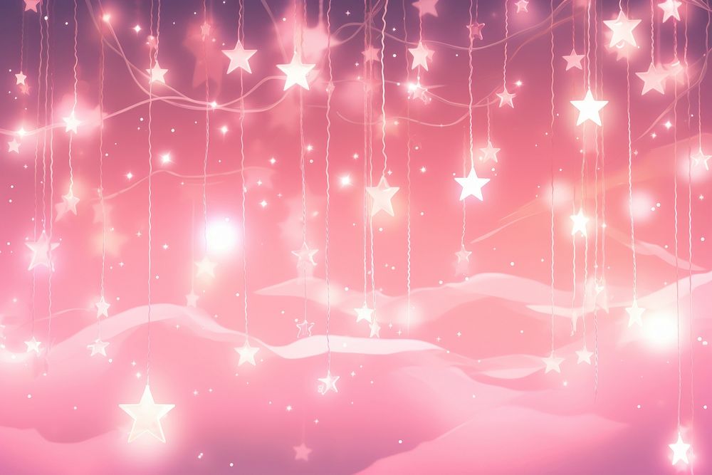 Pink light strings pattern backgrounds christmas nature.