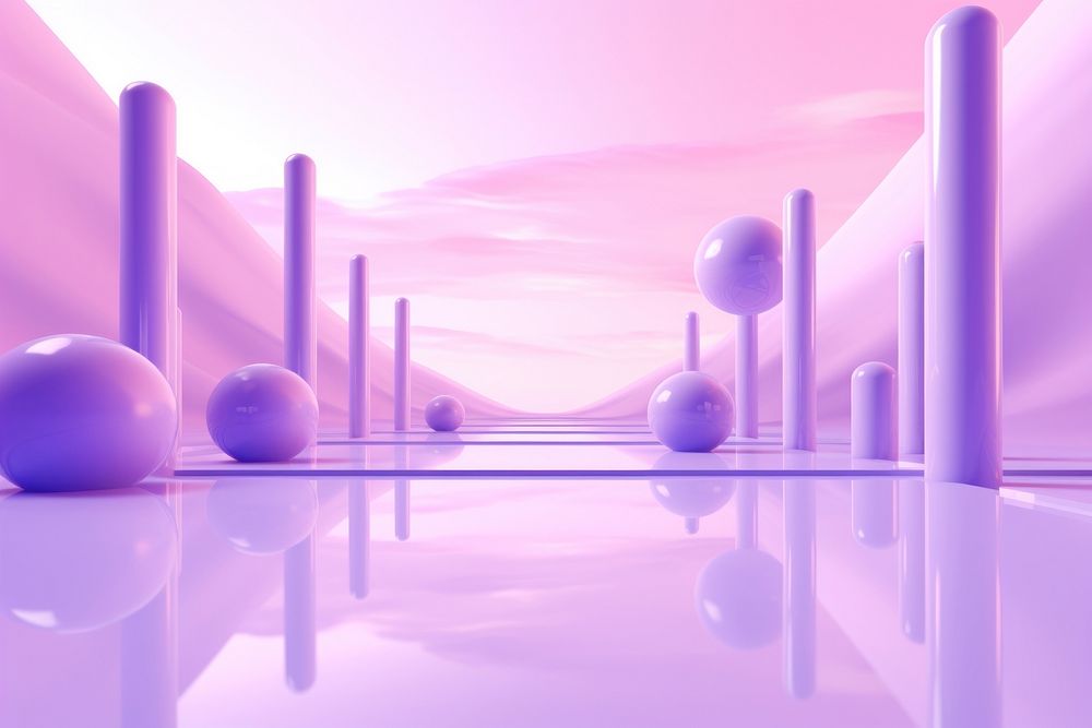 Abstract background purple reflection graphics.