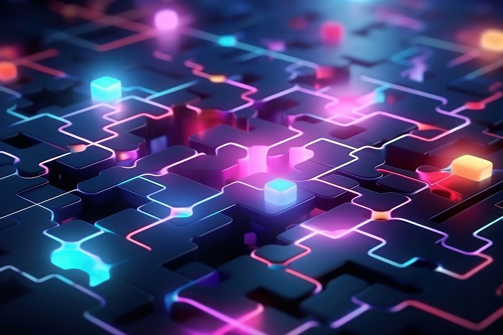 Abstract background backgrounds technology puzzle.
