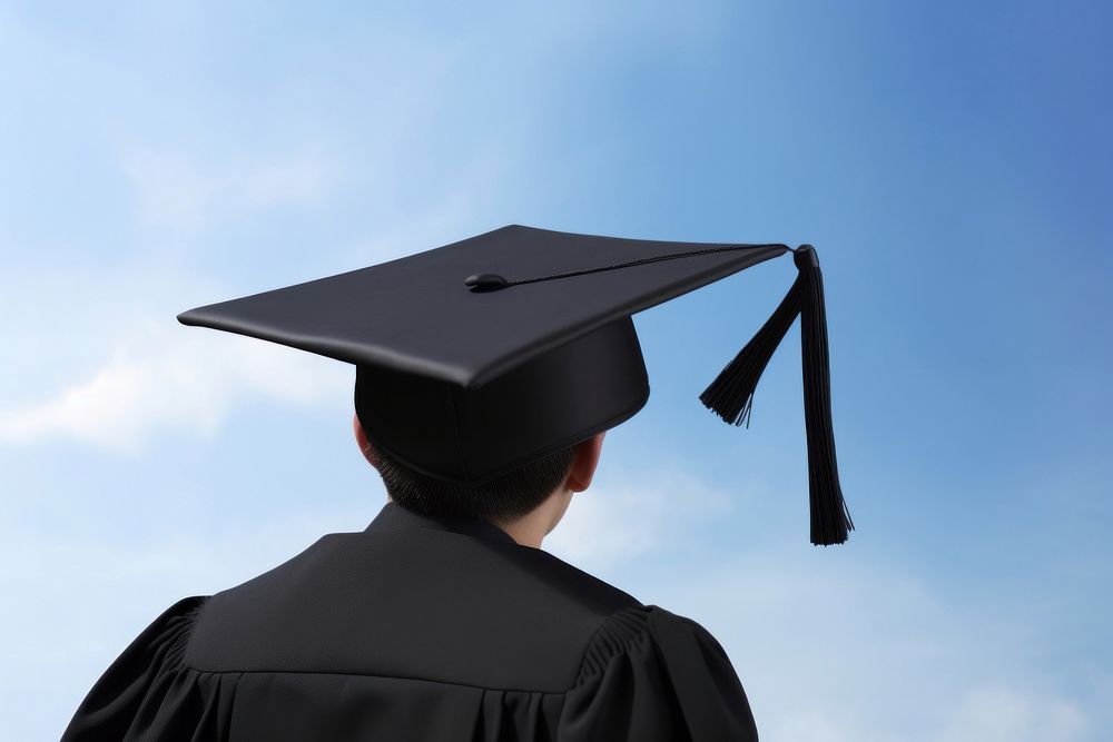 Person holding graduation hat person adult intelligence.