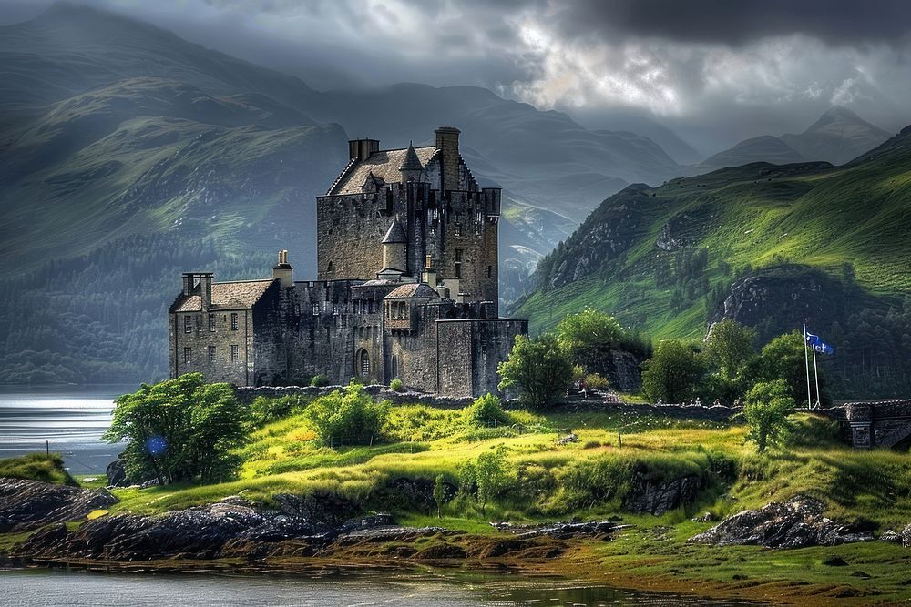 Scotland architecture building castle.