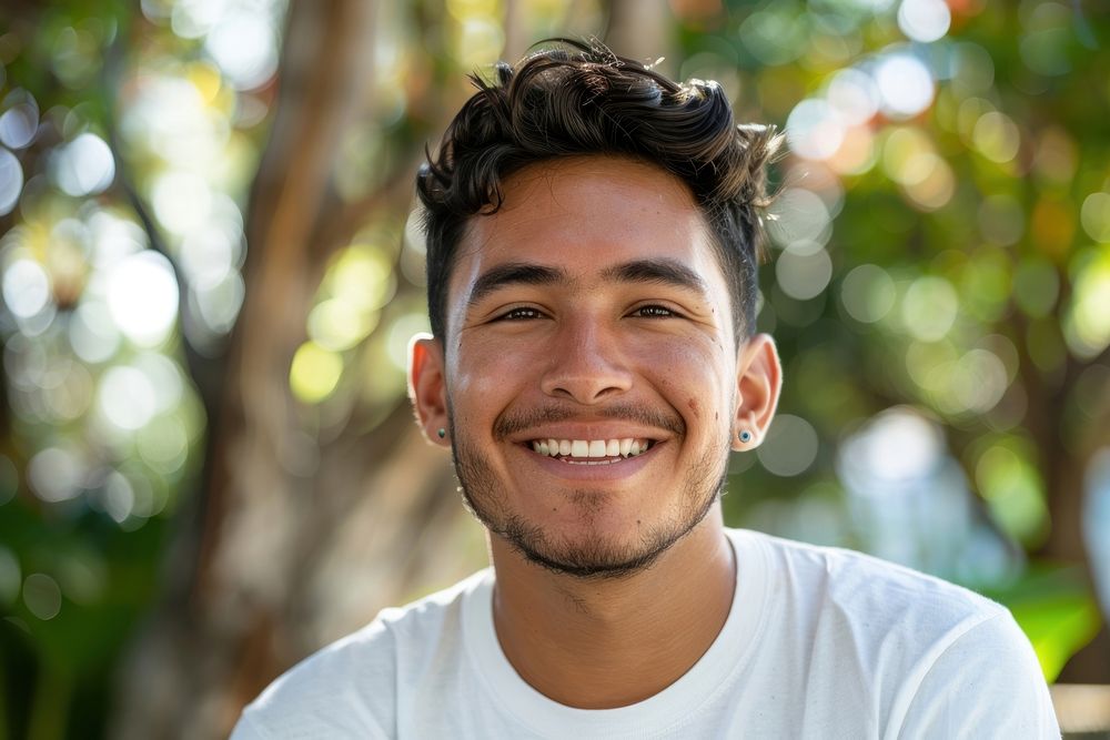 Hispanic man volunteer smiling dimples person human.