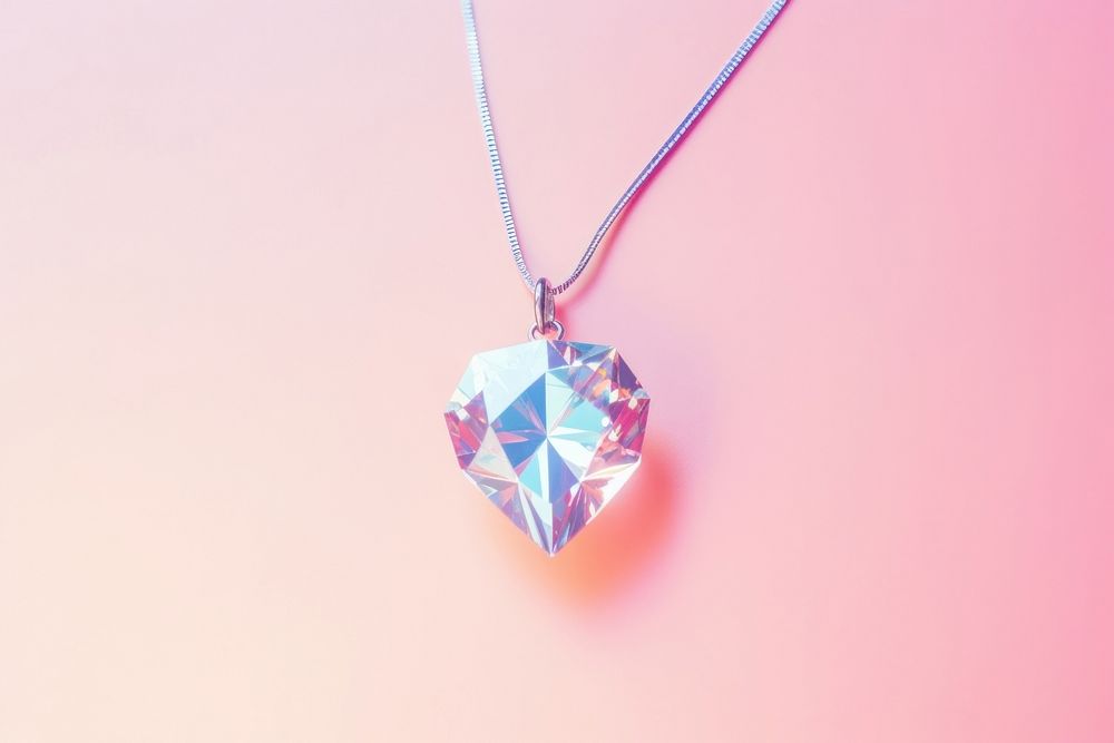 Diamon necklace jewelry pendant diamond.