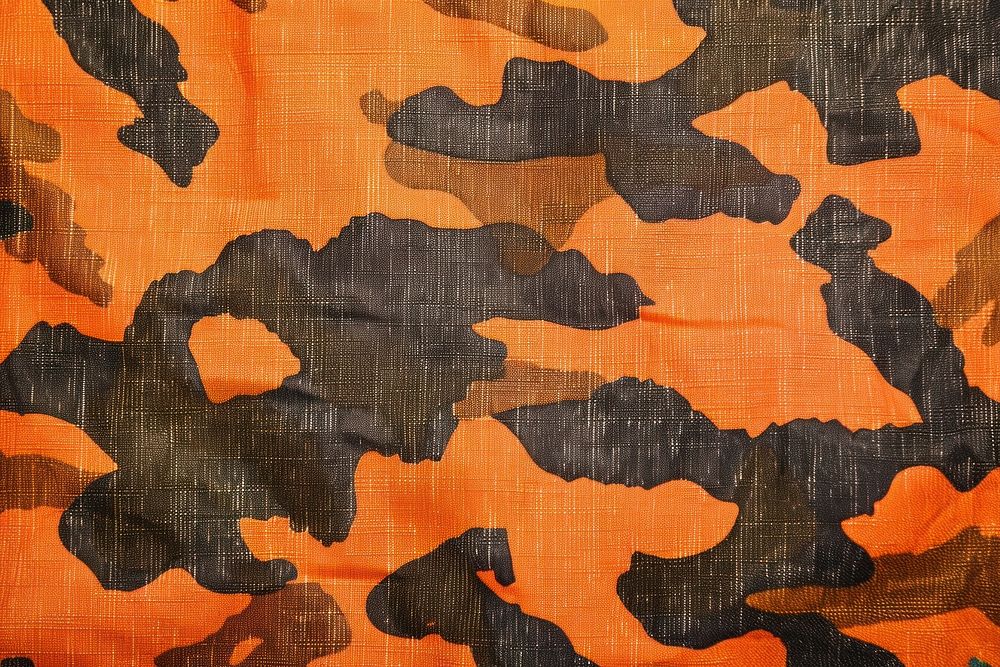 Orange camo printed backgrounds art camouflage.