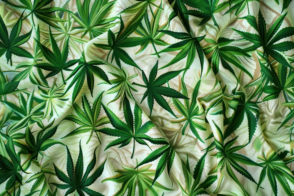 Cannabis printed backgrounds plant leaf.