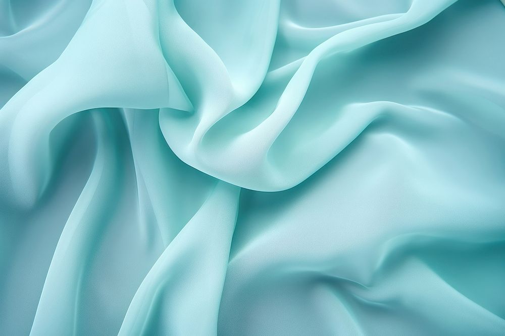 Chiffon backgrounds turquoise silk.