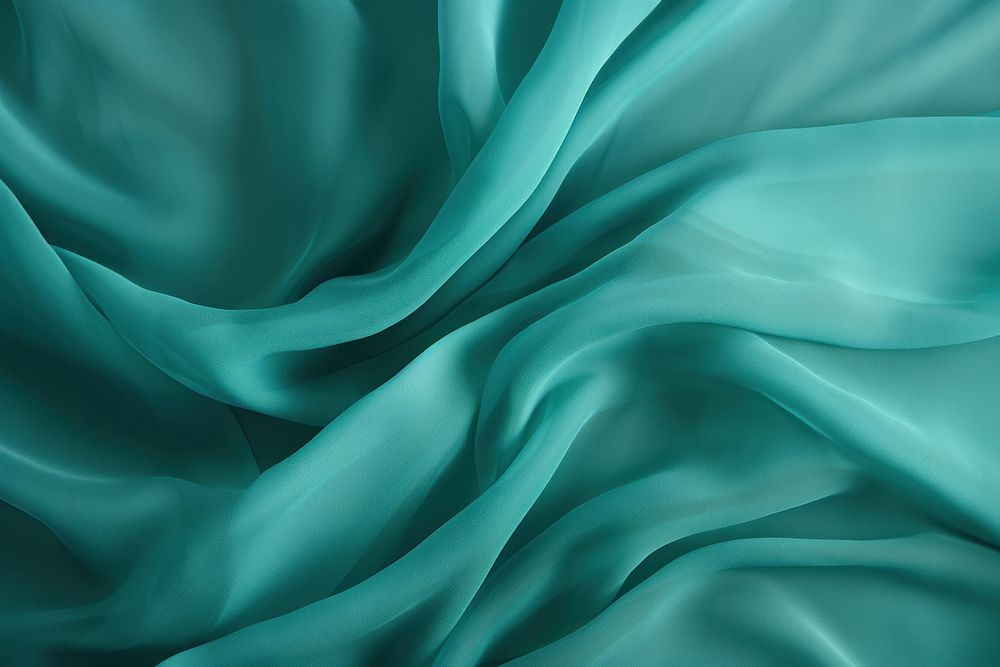 Chiffon backgrounds turquoise silk.