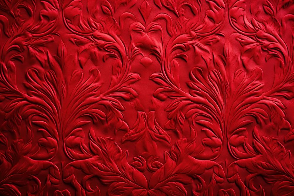 Damask pattern backgrounds wallpaper red.